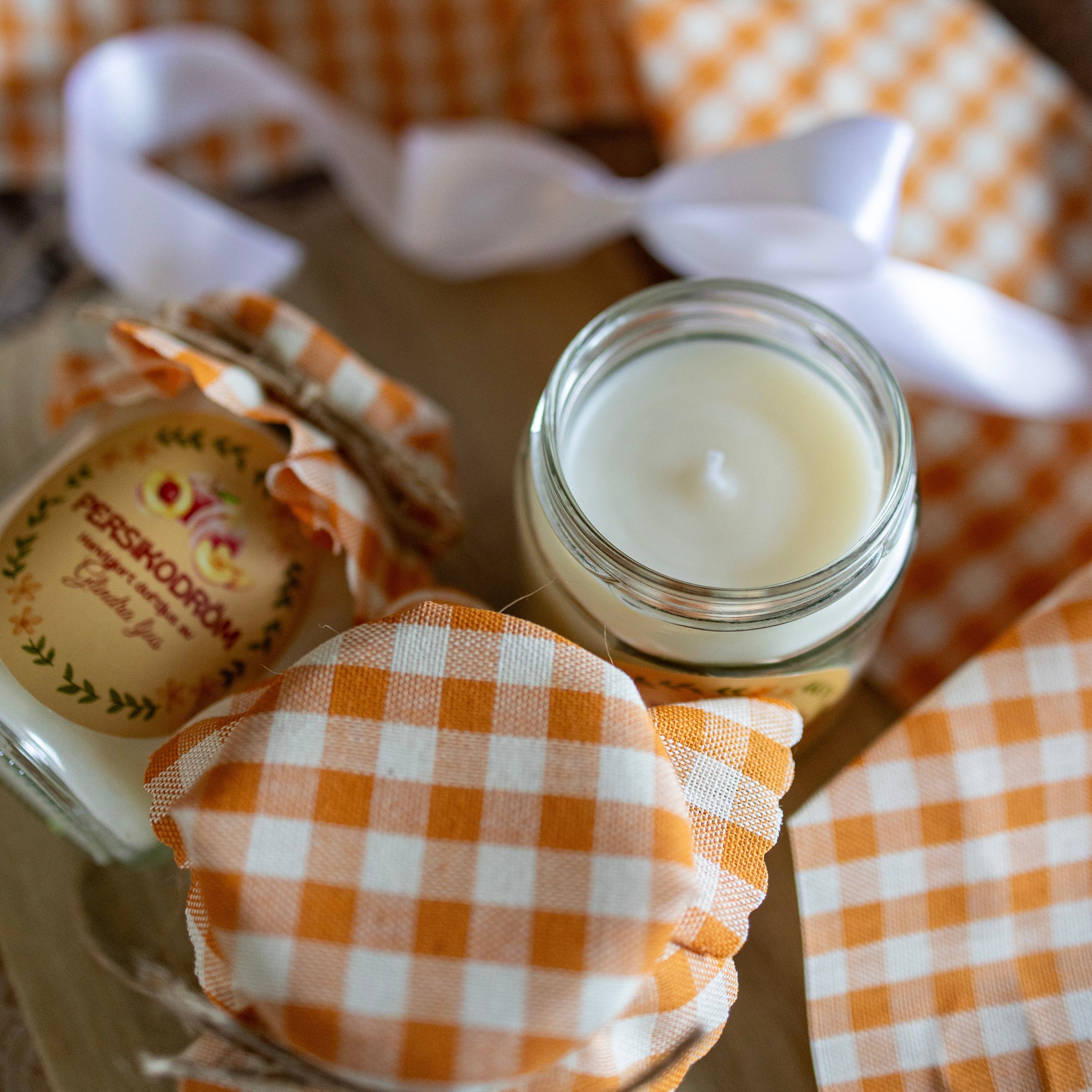 Handgjorda ljus av lantlig stil